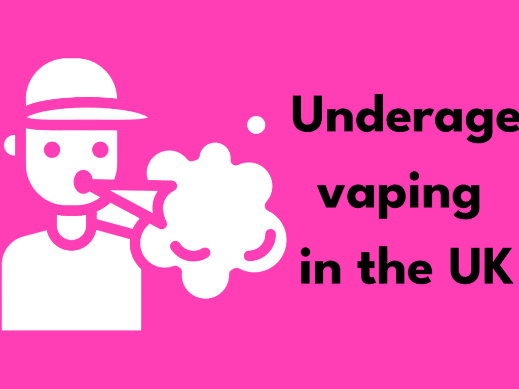 underage vaping in the uk banner