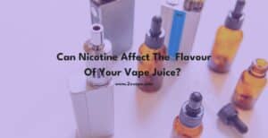 can nicotine affect the flavour header
