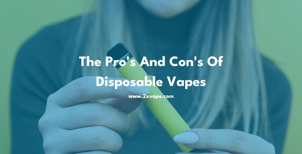 The Pro's and Con's of Vaping