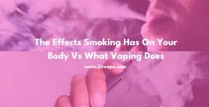 effects of smoking vs effects of vaping
